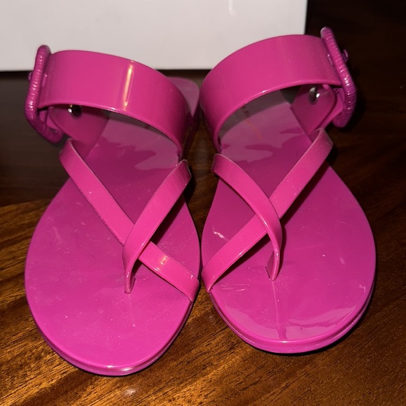 NEW❗️Veronica Beard Salva Jelly Orchid Sandal - Picture 6 of 15